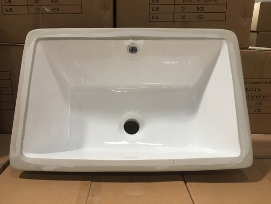 Rettitudine ceramica di Ada Bathroom Sink Overflow Proof 2mm della costruzione