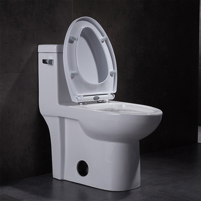 Toilette di un pezzo di handicap della ciotola rotonda a 21 pollici per i cassettoni alti delle persone disabili