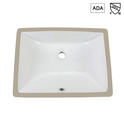 Rettangolare standard americano di Ada Bathroom Sink Corner Commercial montato