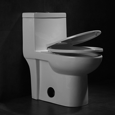 Toilette standard americana del pezzo di Cosette Dual Flush Elongated One nel bianco Gpf 1,28