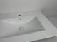 Lisci il bagno facile da pulire non poroso della cima di vanità affondano il colore bianco