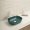 Lavandino bianco lucido moderno del bagno del supporto della cima della porcellana