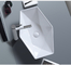 Il bagno non poroso del ripiano affonda il lavabo di forma irregolare di 650mm