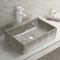 Il lavabo ha integrato facile mantenere ed il lavandino rettangolare pulito del bagno della porcellana
