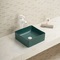 Il quadrato resistente della porcellana del lavabo della sporcizia modella il lavandino completo e pulito del bagno