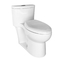 Wc bianco standard americano 1.28GPF della ciotola di toilette del pezzo singolo della porcellana