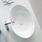 Resistente per riscaldare il lavandino del bagno del ripiano che scheggia forma ovale del lavabo del graffio