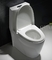 Un pezzo solo giusto prolungato di altezza di norma americana intorno al gpf della ciotola di toilette 1,6